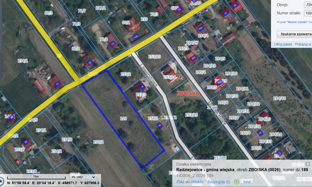 Działka 4300 m2 w miejscowości Zboiska — zdjęcie 2