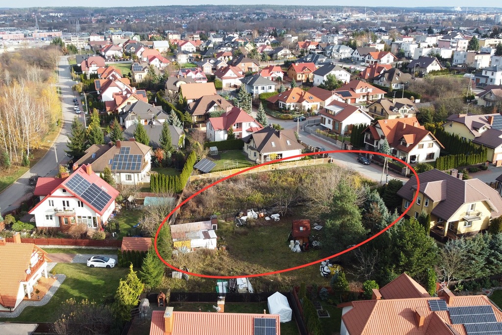 Działka budowlana 1000 m2 z mediami, Bacieczki