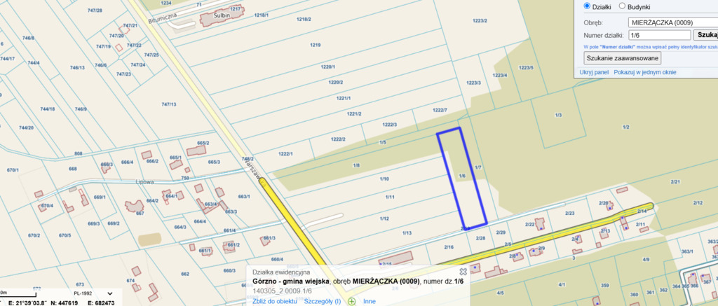 Działka 5034 m² Garwolin pod 4 domy — zdjęcie 8