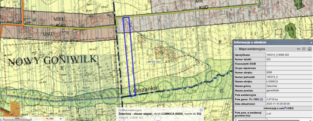 Działka bud-rolna Łomnica/Garwolin -2,47 ha — zdjęcie 5