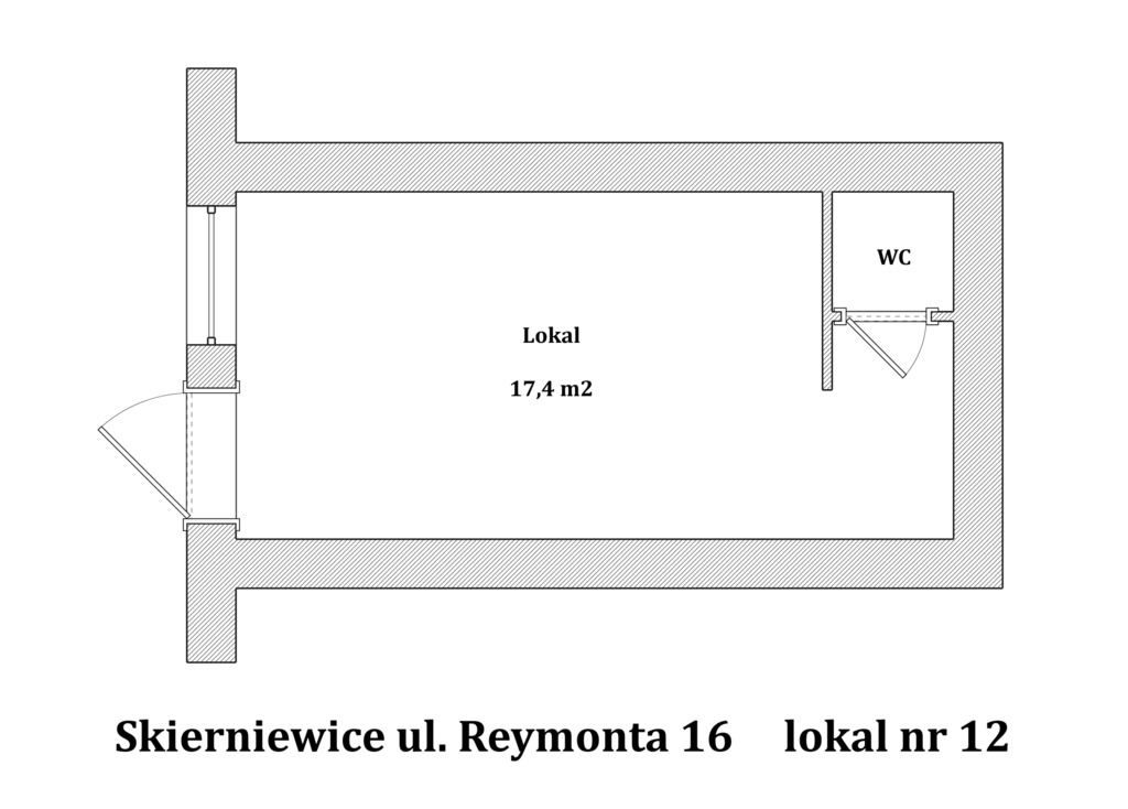 Lokal Skierniewice Reymonta 17,4 m2 — zdjęcie 4