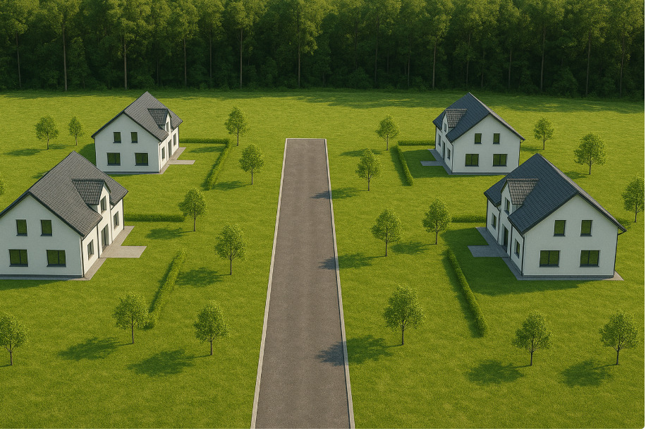 Działka 5034 m² Garwolin pod 4 domy — zdjęcie 4