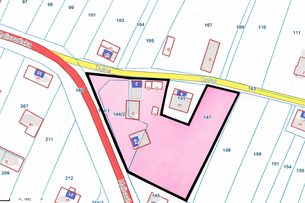 Działka usługowa 2330 m² | Opole Lubelskie