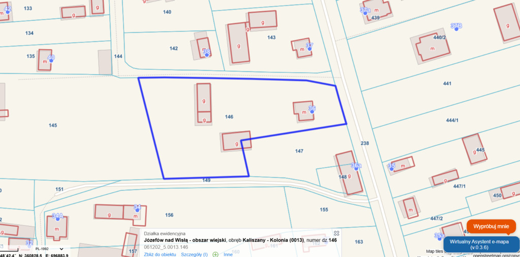 Działka usługowo-budowlana 5000m2 Kaliszany kol. — zdjęcie 9