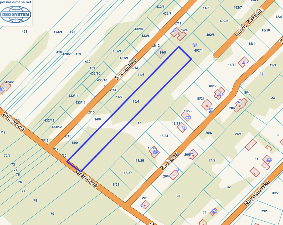 Działka 4522 m² Mostówka — zdjęcie 3