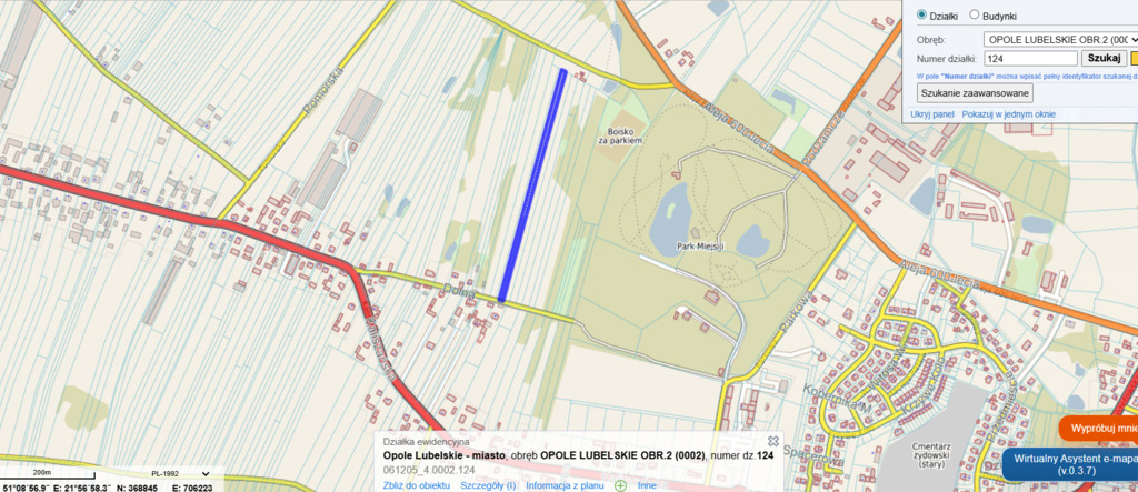 Opole lubelskie działka 6608 m2 budowlano-rolna — zdjęcie 2
