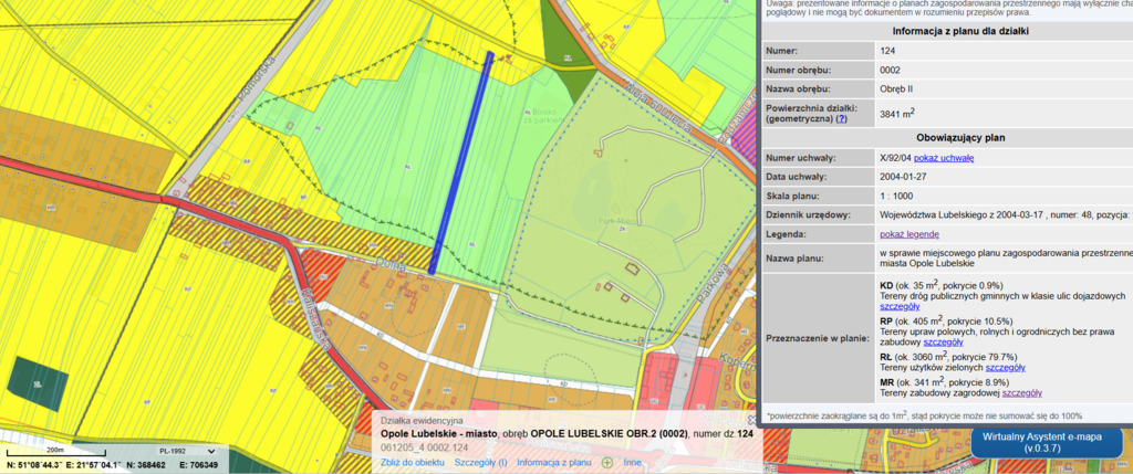 Opole lubelskie działka 6608 m2 budowlano-rolna — zdjęcie 5