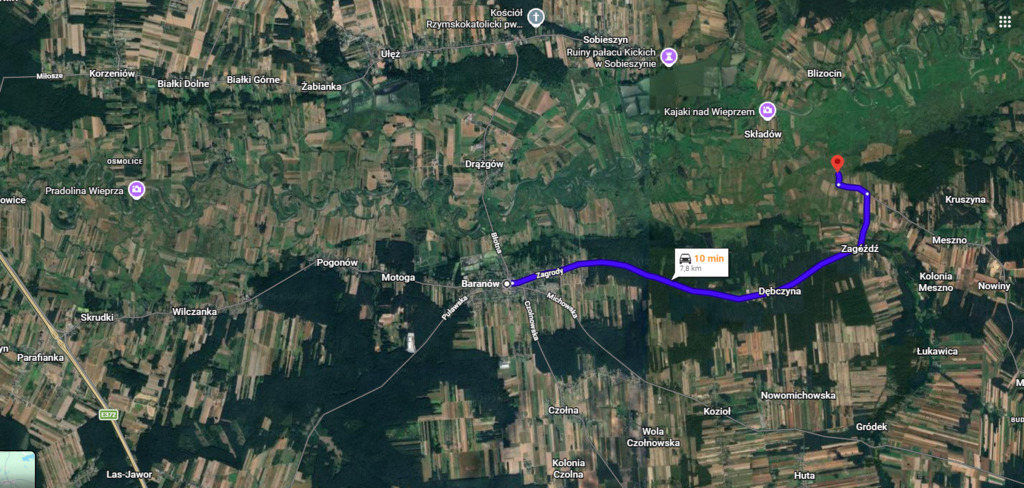 Działka rolna – wieś Składów, gm. Baranów — zdjęcie 6