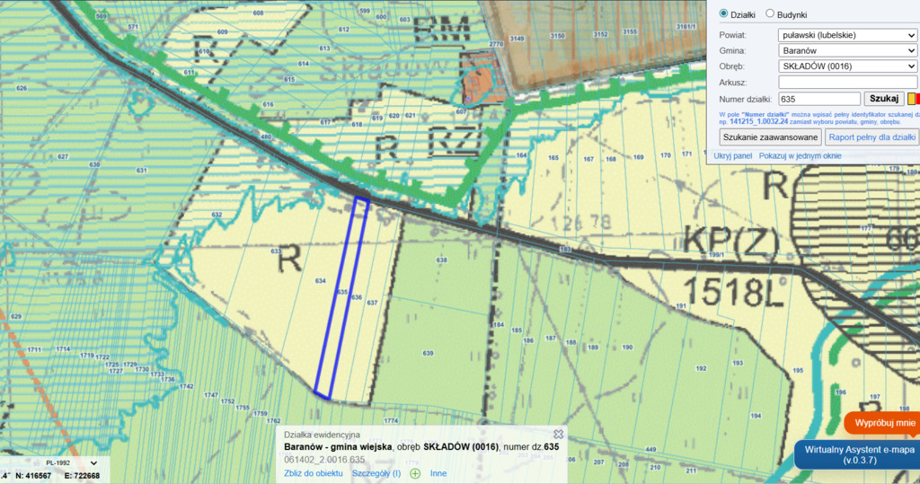 Na sprzedaz działka  rolna gm Baranów 3562 m2 — zdjęcie 3