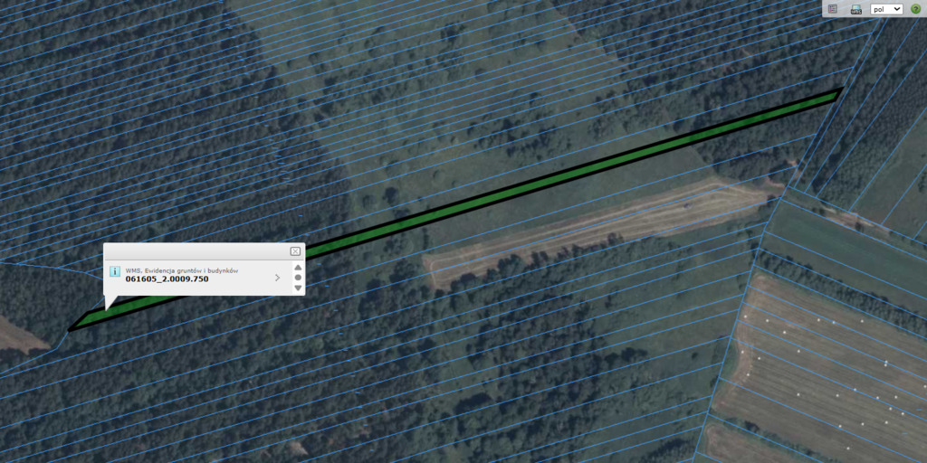 Działka leśna 6400 m²  – Paprotnia, gm. Stężyca — zdjęcie 3