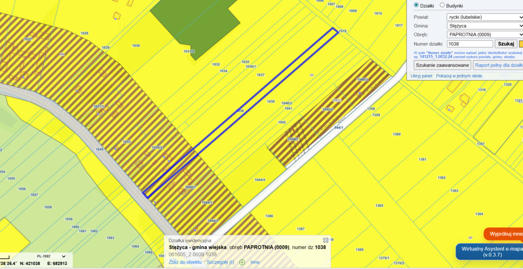 Działka budowlana   7200 m²  Paprotnia/gm. Stężyca — zdjęcie 6