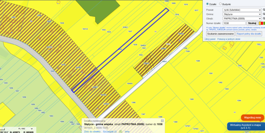 Działka budowlana   7200 m²  Paprotnia/gm. Stężyca — zdjęcie 7