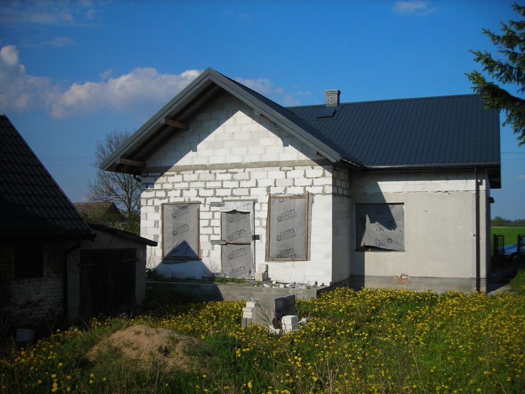 Dom do wykończenia, działka 1200 m² — zdjęcie 2