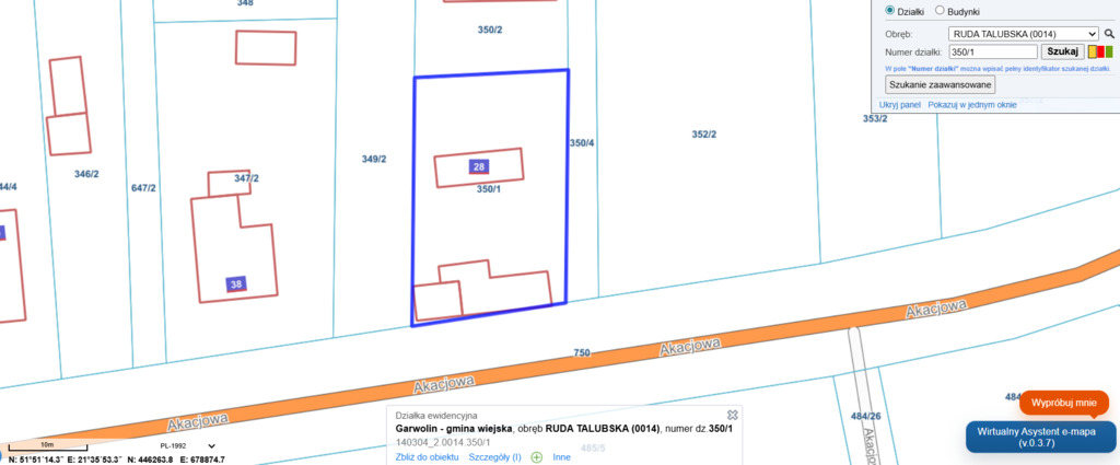 Ruda Talubska działka budowlana -624 m2 — zdjęcie 7
