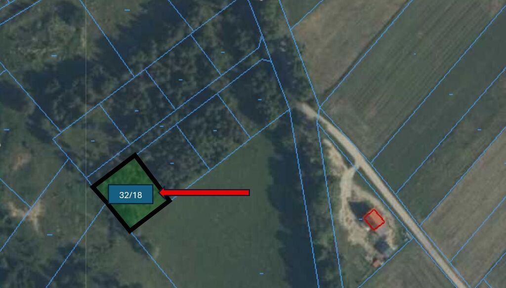Malownicza działka koło Lutynowa