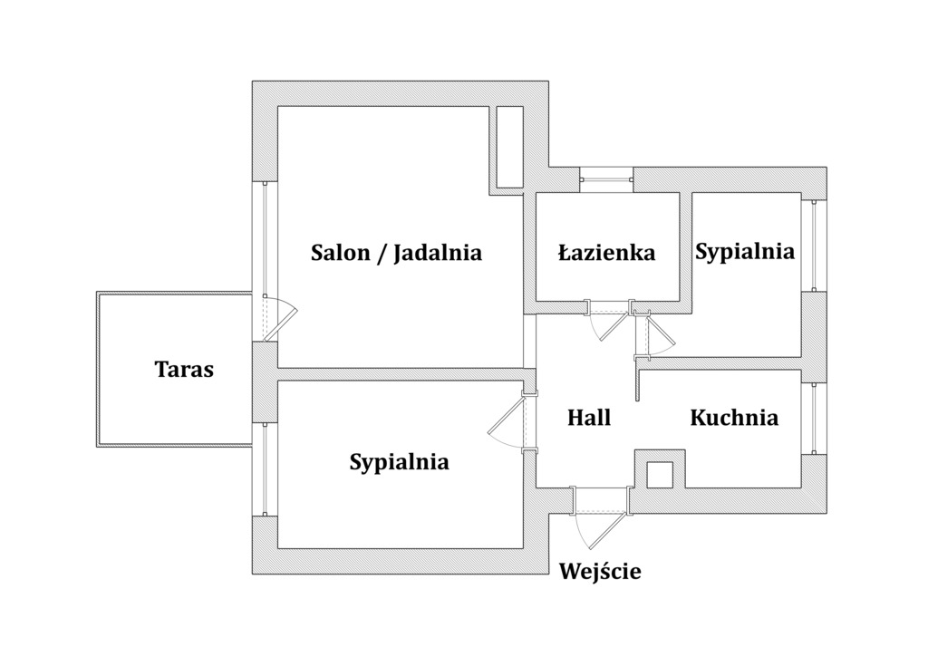 Mieszkanie 3 pokoje 45m2 Skierniewice Kopernika — zdjęcie 8