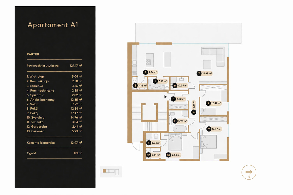 Apartament z tarasami - Wola Justowska — zdjęcie 2