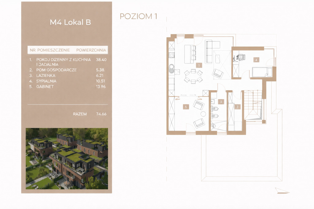 Apartament z tarasami | Wola Justowska — zdjęcie 2