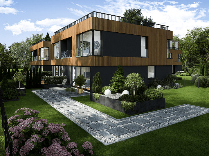 Apartament z tarasem na dachu - Wola Justowska