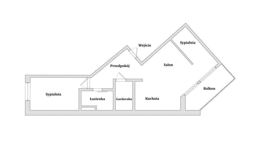 55 m² Mieszkanie 2/3 pokoje Rawska 71 Skierniewice — zdjęcie 9