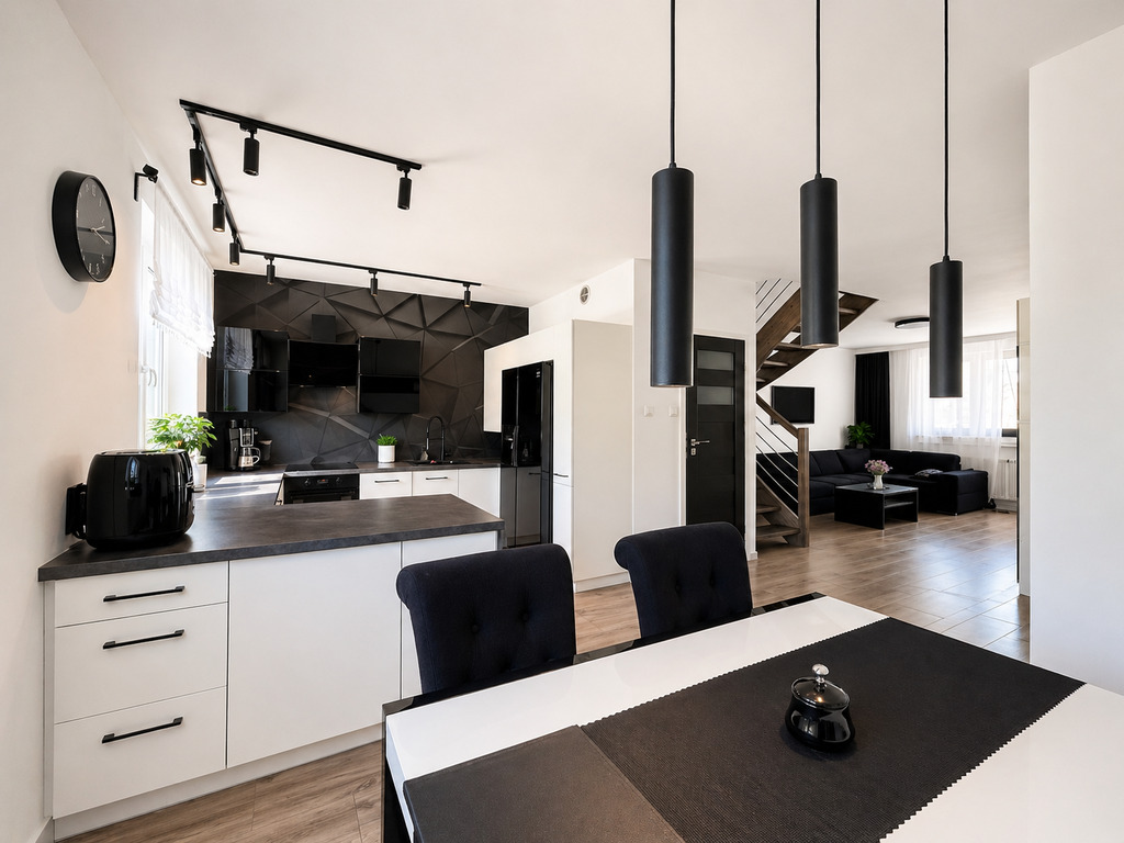 Dwupoziomowa przestrzeń z charakterem – 98,13 m²
