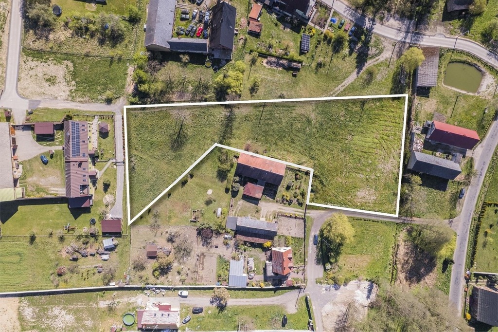 Działka z dojazdem z trzech stron - Górka k. Żar