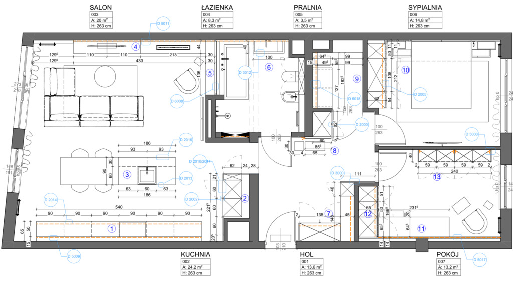 Prestiżowy Apartament na Starym Mieście Patio 100m — zdjęcie 19