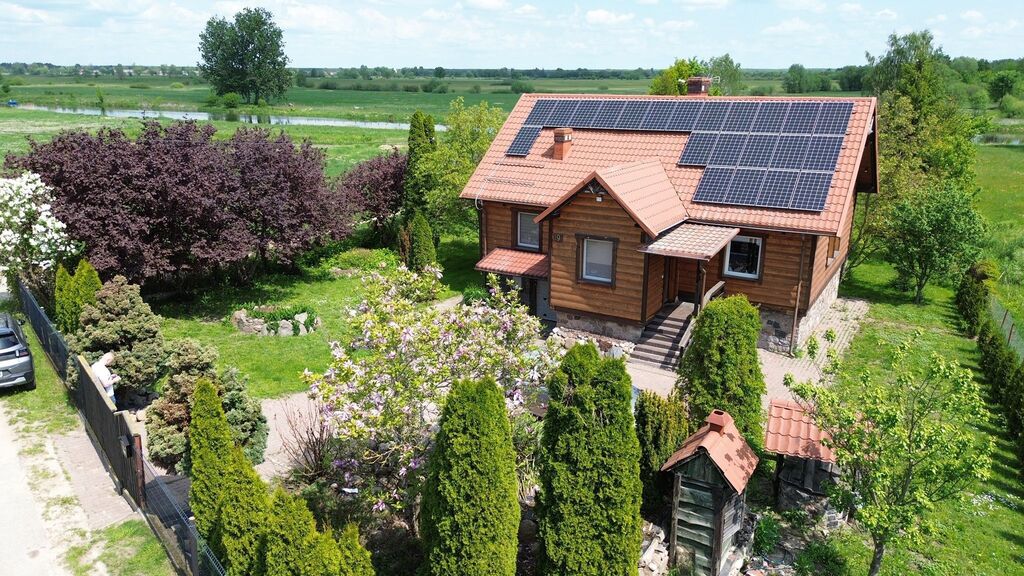 Klimatyczny dom z bala nad Narwią