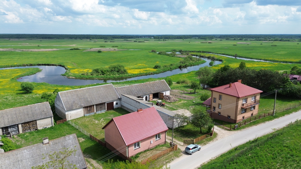 Dom nad Biebrzą z ogromną działką