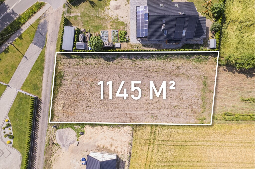 Działka budowlana 1145 m² na sprzedaż – Chełmsko — zdjęcie 2