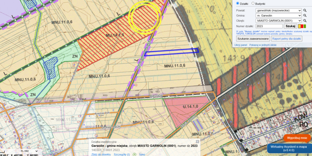 Garwolin 9 166 m² Plan MNU/możliwość podziału — zdjęcie 4