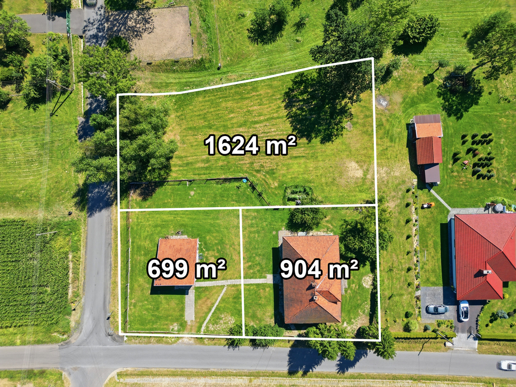 Dom i 2 działki budowlane – 3231 m² - zdjęcie 3